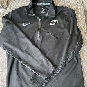 Nike Dri fit Purdue University quarter zip medium
